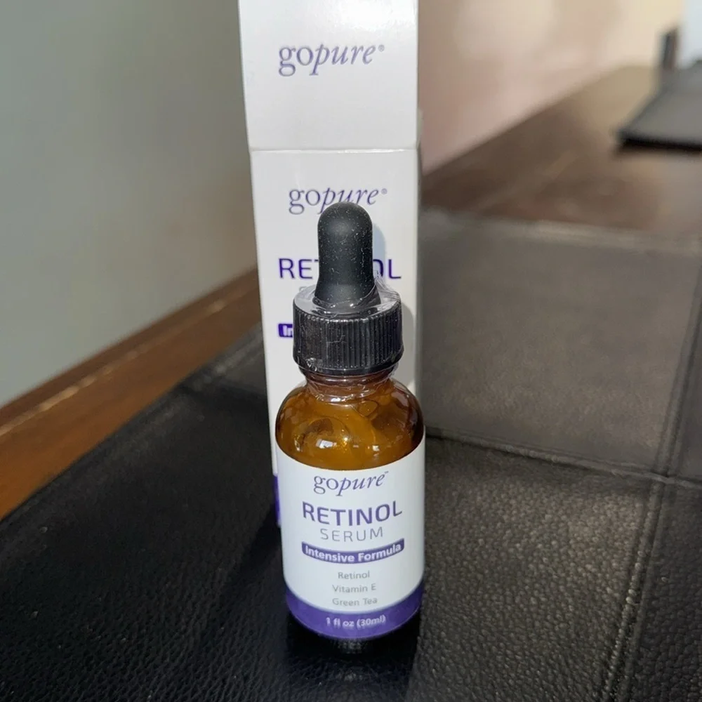 NWT GOPURÉ RETINOL SERUM Green Tea /Vitamin E 1 fl oz (30 ml)